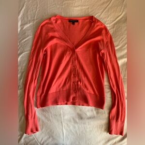 Banana Republic Vibrant Coral Button-Down Shirt